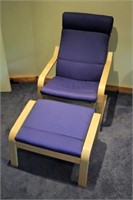 CHAIR WITH OTTOMAN