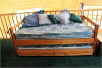2 TWIN SIZE TRUNDLE BEDS