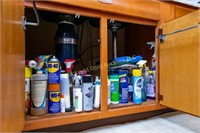 Large lot of cleaning supplies