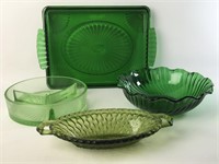 Vintage Green Glass (4)