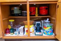 Entire contents of cabinet