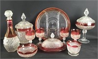 Vintage Quilted Diamond Ruby Flash Collection (11)