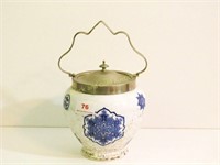 Flow Blue Biscuit Jar with lid