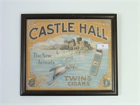 Castle Hall Cigars Advertising Print