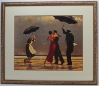 "The Singing Butler" Art Print by Jack Vettriano