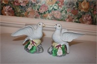 2 Bird Figurines