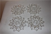 Pressed Glass Star Serving DIshes