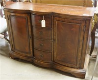 CONTEMPORARY VIBE MAHOGANY TWO DOOR CABINET