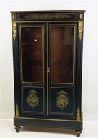 19th CENTURY NAPOLEON III FRENCH DISPLAY CABINET