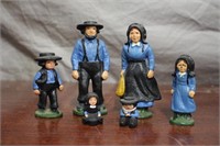 Happy Little Amish Family