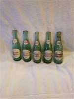 5 vintage 6-1/2 oz. Dr Pepper bottles