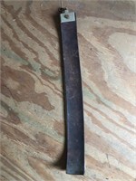 Vintage leather razor strop