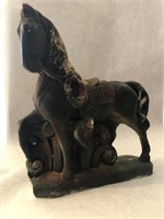 Horse figurine, 10.5” at highest point