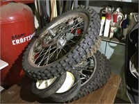 Group of Motorcycle Tires