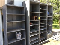 (4) Tall Metal Cabinets