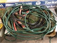 Group of Extension Cords & Jumper Cables