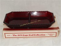 Avon 1876 Cape Cod condiment dish w/ original box