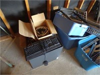 Asstd shelving, computer PC & keyboard