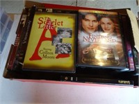 2 boxes of movies & CDs