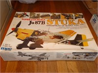 1:24 JU-87B Stuka model plane (missing parts),