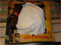 2 Electric shavers, accessories & bib