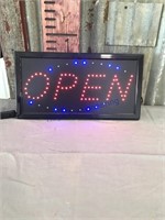 OPEN sign