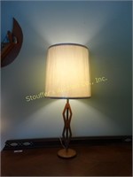 Wood base Lamp 33"h
