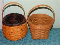 Longaberger - 1 Basket w/ plastic & fall cloth