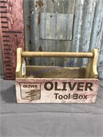 Oliver Tool Box barn board tote