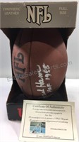Jack Ham signed NFL football with Certificate of