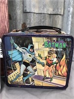 Old lunch boxes, pair