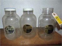 (3) 80oz Killion's Pure Honey Jars