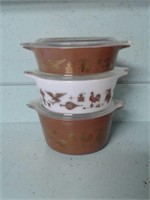 Vintage Pyrex Early American Casseroles