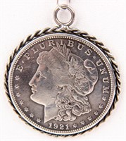 Jewelry 1921 S Morgan Silver Coin Necklace