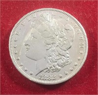 1882 O Morgan Dollar Unc. (Cleaned)