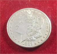 1882 S Morgan Dollar Unc. (Cleaned)
