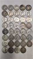 39 Silver Quarters