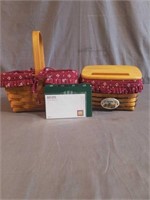 Lot of 3 - Baskets w/ Liner and Protector