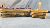 2 Heartland Longaberger baskets