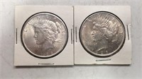 2 Uncirculated Silver Dollars
