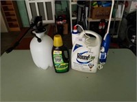 Lot of 3- Roundup, Weed Stop, Sprayer