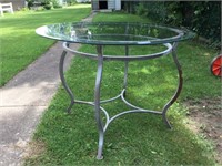 Glass top Patio Table