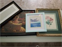 4 Nice Framed Art Pieces