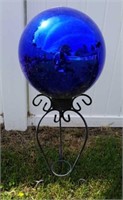 Gazing Ball and Stand.  READ DISCRIPTION!!