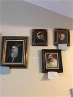 Collection of 4 Paintings