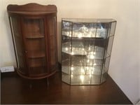 2 Small Display Cabinets