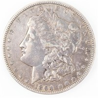 Coin 1894-O Morgan Silver Dollar Key Date V-Fine