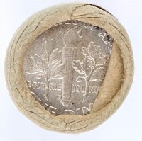 Coin 50 Roosevelt Dimes BU 1961-D Original Roll