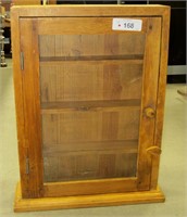 Vintage Pine Wall Cabinet - 20"h