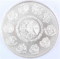 Coin 2016 Mexico 5 Ounza Silver Commemorative
